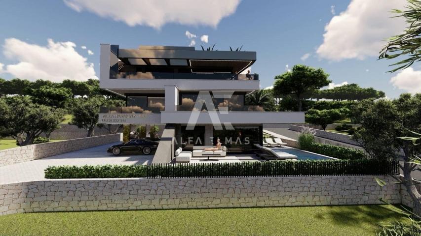Krk, luxurious penthouse with pool and beautiful sea view!! ID 319