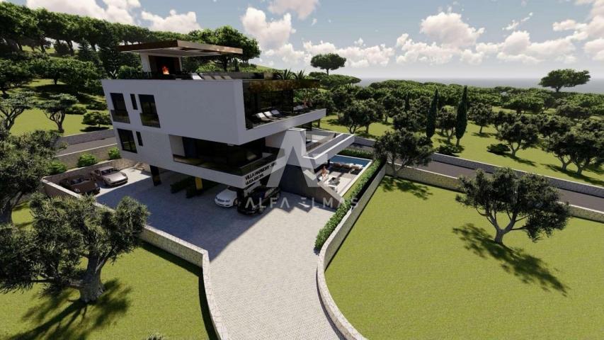 Krk, luxurious penthouse with pool and beautiful sea view!! ID 319