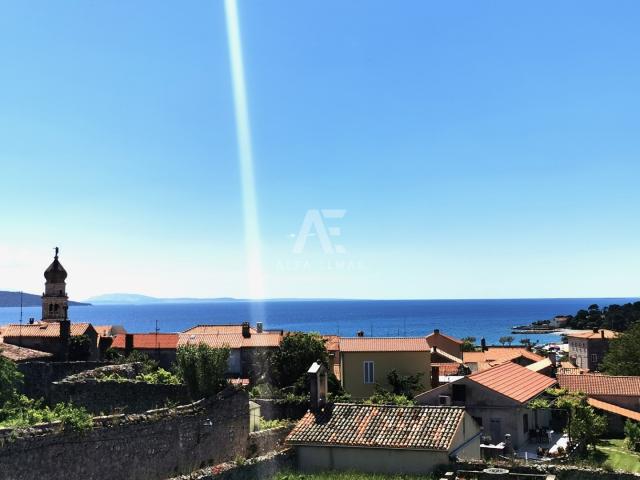 Detached stone house in the center of the city of Krk with a sea view! ID 564