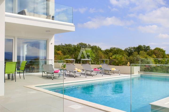Beautiful apartment on Krk with a pool and terrace ID 569