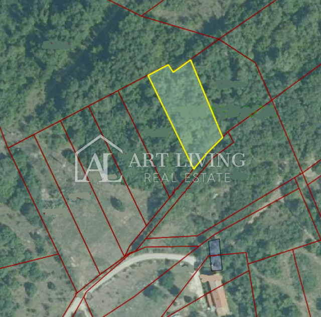 Umag-surroundings, agricultural land 1036 m2 in a nice location