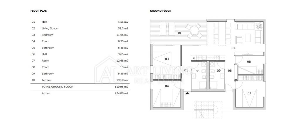 ISTRIEN, NOVIGRAD - UMGEBUNG - Luxuriöses Apartment mit drei Schlafzimmern in TOP-Lage, nur 300 m vo