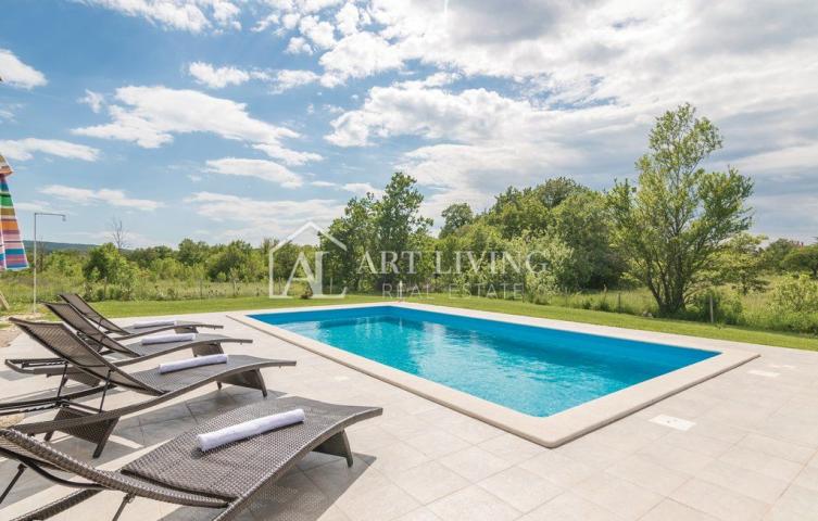 Istrien, Labin, Umgebung - ein attraktives Haus mit Swimmingpool in ruhiger Lage inmitten der Natur