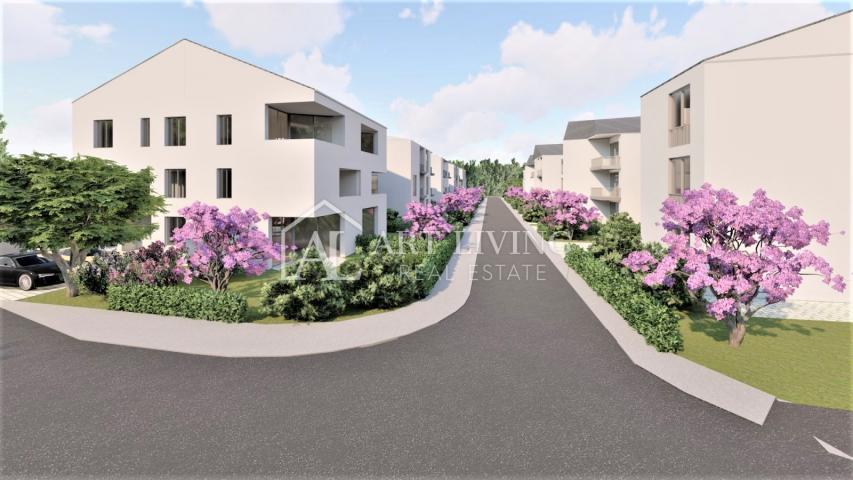 Istra, Umag, okolica - Moderan stan na 1. katu u novogradnji, 300 m od mora