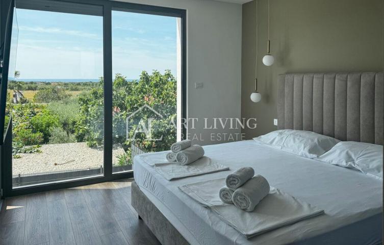 Poreč, Umgebung – Luxuriöses Apartment mit Meerblick und Whirlpool auf der Terrasse