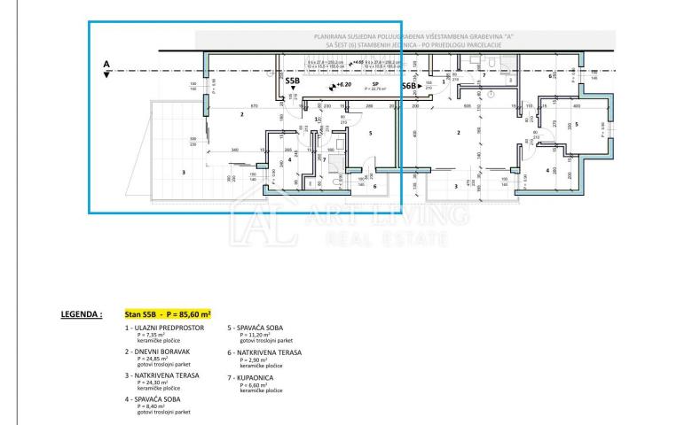 Umag, okolica  – penthouse sa 2 spavaće sobe, zajednički bazen, pogled more
