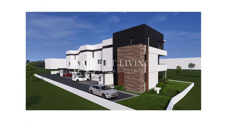Umag, surroundings – Luxury modern terraced villa, NEW CONSTRUCTION, first row to the sea