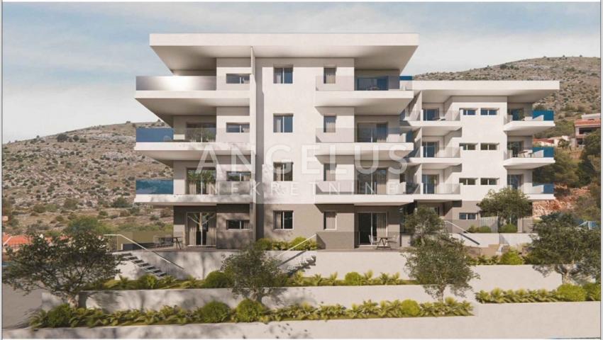 Kroatien, Trogir, Seget - neu gebaute Wohnung mit Meerblick, 106.56 m2