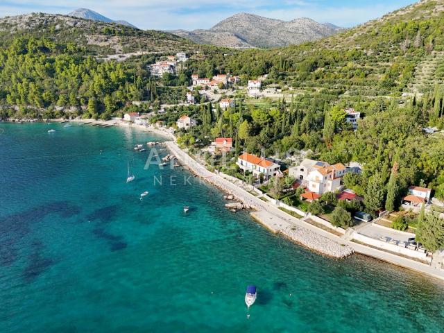 Dubrovačko primorje, Slano – građevna parcela prvi red do mora, 770 m2