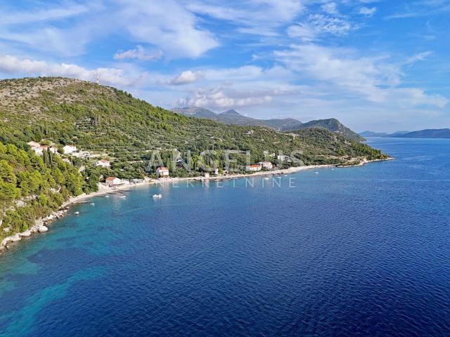 Dubrovačko primorje, Slano – građevna parcela prvi red do mora, 770 m2