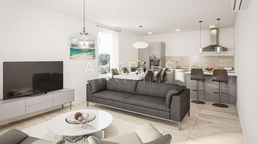 Brac, Milna – Wohnung mit Meerblick, Pool und Parkplatz, ZU VERKAUFEN