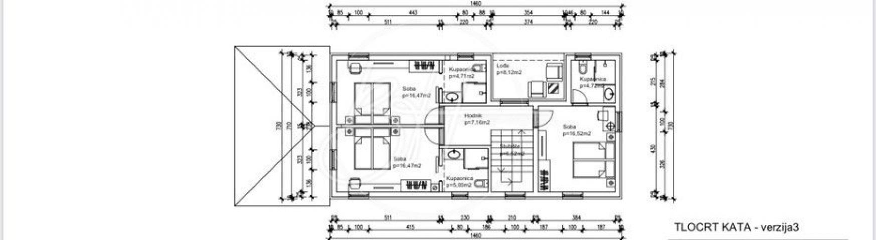 Građevinsko zemljište 784 m2 s projektom