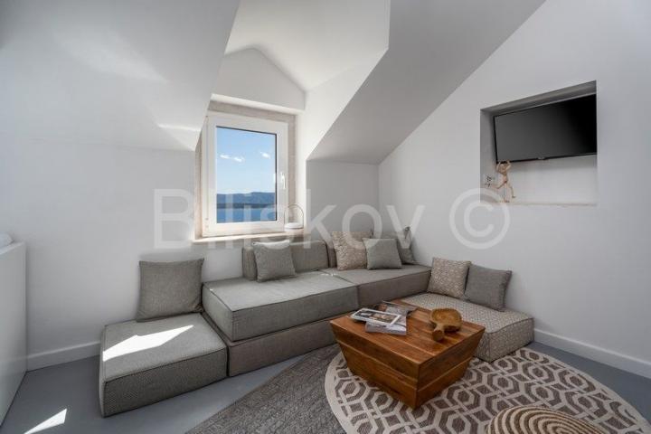Brač, Murvica stan 20,8 m2, panoramski pogled na more