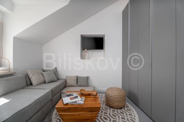 Brač, Murvica stan 20,8 m2, panoramski pogled na more