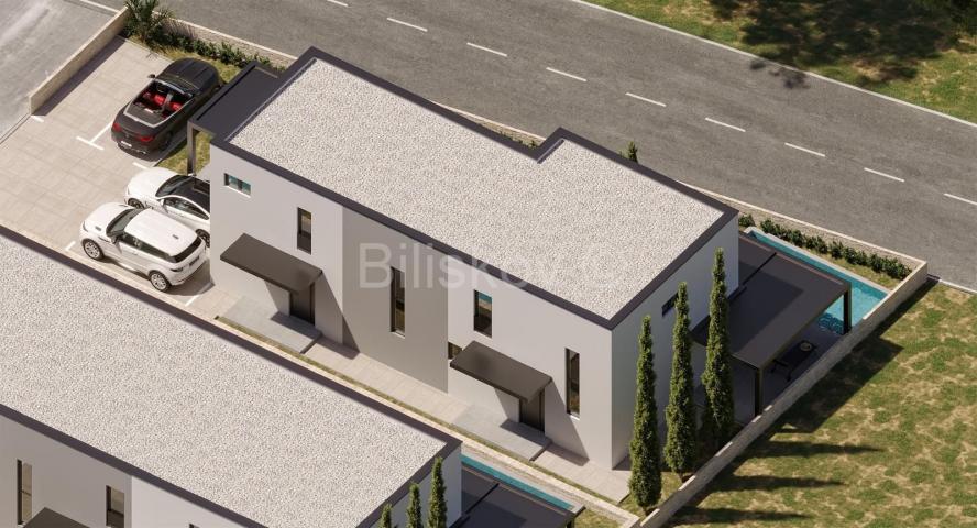 Prodaja, Pag, Mandre, dvoetažni stan, pogled na more, novogradnja
