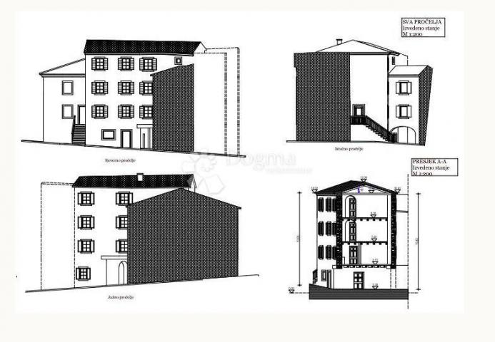 Oprtalj, obnovljena kuća iz 18. stoljeća