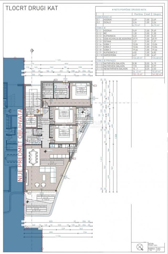 Wohnung Lovran, 184,40m2