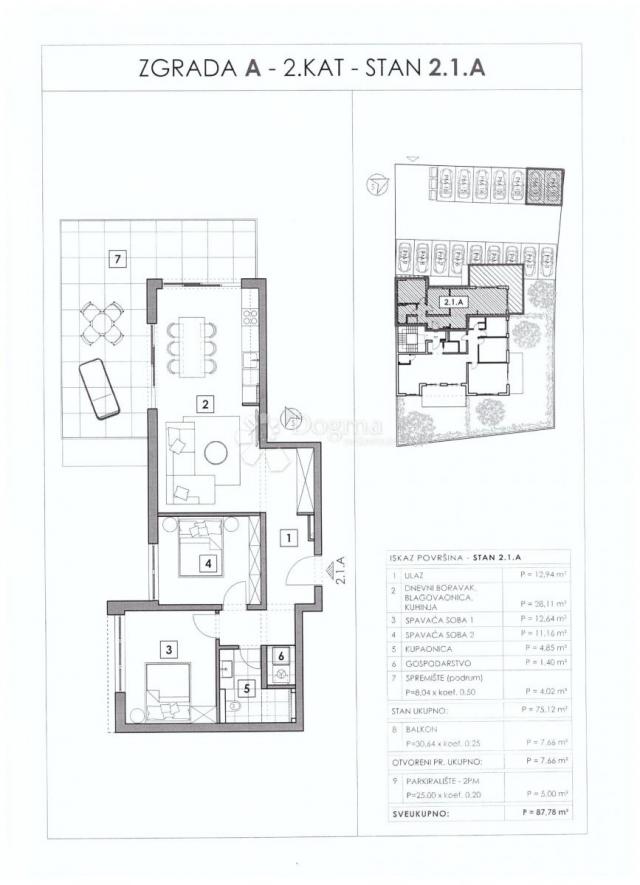 Flat Vabriga, Tar-Vabriga, Vabriga, Tar, 58,18m2