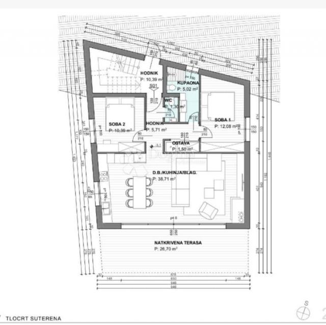 KRK APARTMAN S BAZENOM - 150 M OD RIVE