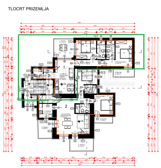 Apartment Krk, 105m2