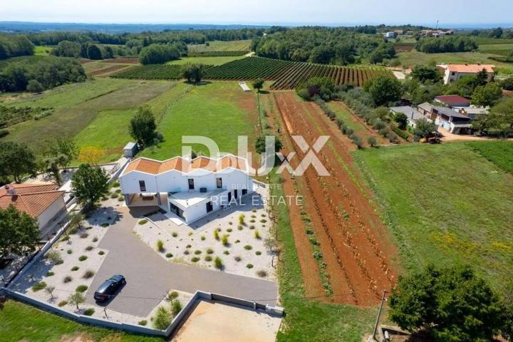 ISTRA, VIŠNJAN – Luksuzna dizajnerska vila s 6 spavaćih soba, bazenom i velikom okućnicom