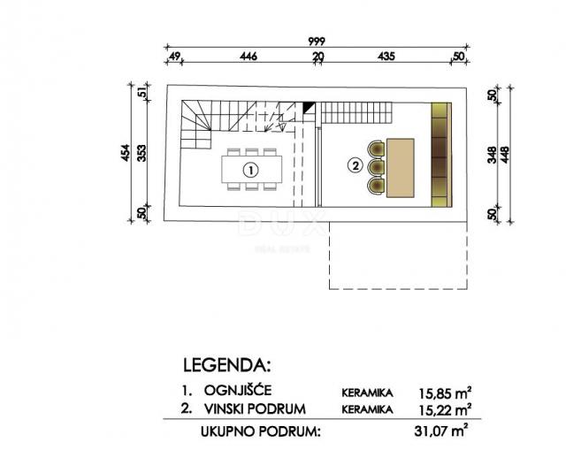 ISTRA, MOMJAN – DVA KAMENA OBJEKTA S PROJEKTOM