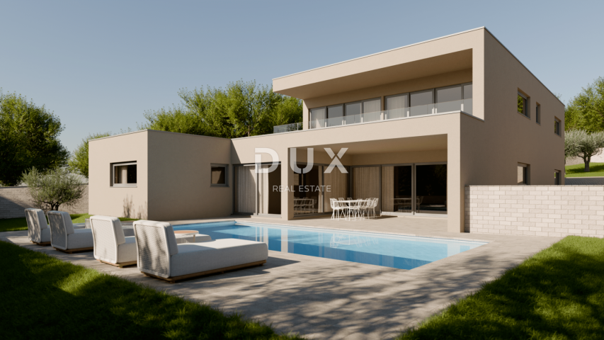 OTOK KRK, BRZAC - Iznimna samostojeća vila s bazenom od 50 m2