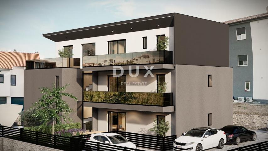 INSEL KRK, STADT KRK - Modernes Penthouse mit 100 m²