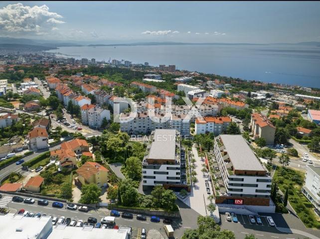 RIJEKA, SRDOČI – 1 Schlafzimmer + Wohnzimmer in einem modernen Neubau mit Garage und Meerblick