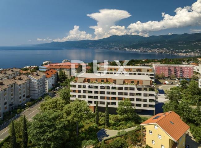 RIJEKA, SRDOČI – 1 Schlafzimmer + Wohnzimmer in einem modernen Neubau mit Garage und Meerblick