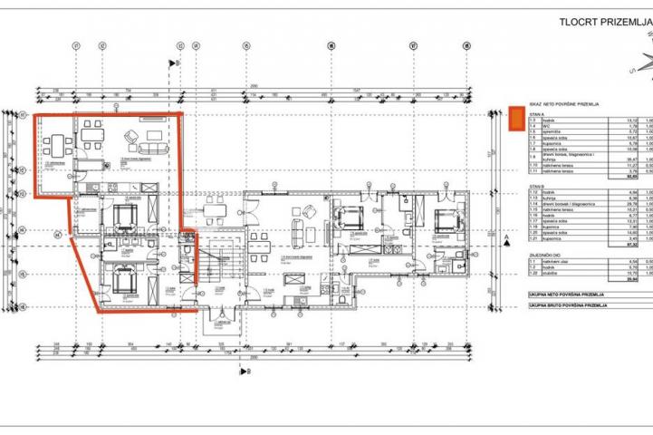 Istra, Poreč, moderan trosobni stan neto korisne površine od 85 m² u prizemlju