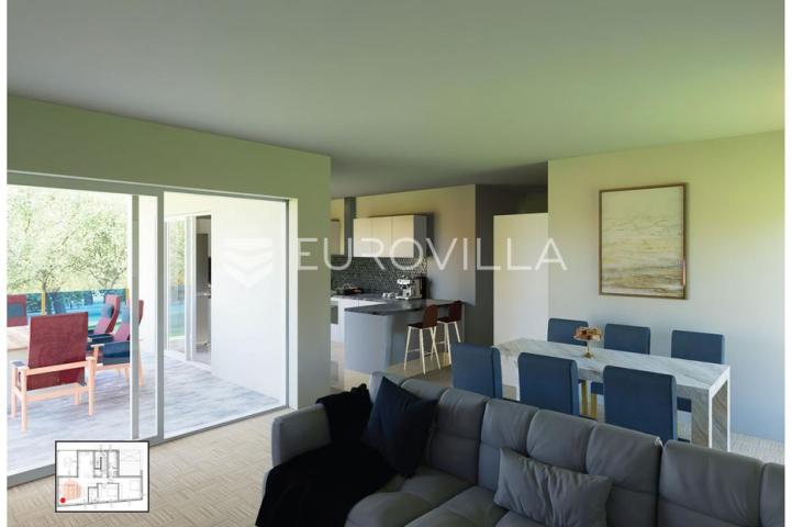 Vodice, NOVOGRADNJA, moderan dvosoban penthouse, 115,77 m²