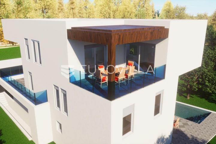 Vodice, NOVOGRADNJA, moderan dvosoban penthouse, 115,77 m²