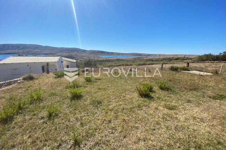 Pag, Zubovići, građevinsko zemljište 720 m2 na odličnoj lokaciji s predivnim pogledom