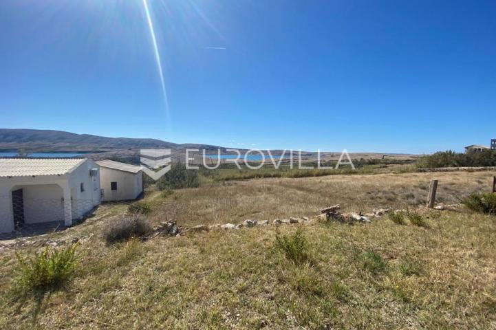 Pag, Zubovići, građevinsko zemljište 720 m2 na odličnoj lokaciji s predivnim pogledom