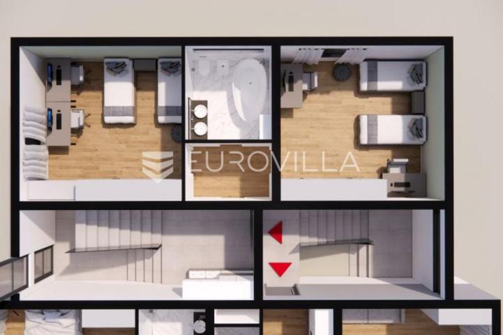 Zagreb, Vrapče, prekrasan penthouse NKP 220,07m2
