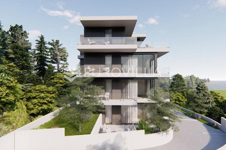 Primošten, NOVOGRADNJA, stan s pogledom na more, drugi red do mora, 84,74 m²