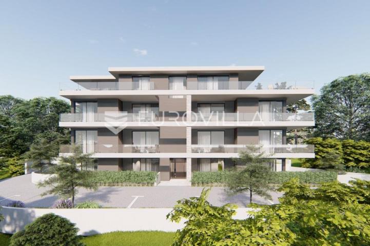 Primošten, NOVOGRADNJA, stan s pogledom na more, drugi red do mora, 84,74 m²