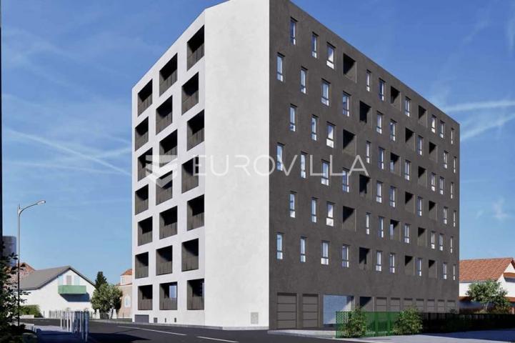 Zagreb, Vrapče, novogradnja, trosoban stan na prvom katu s dvije loggie, 75,46 m²