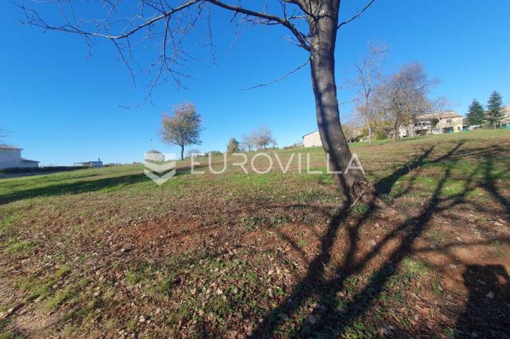 Poreč, okolica, lijepo građevinsko zemljište 842 m² pravilnog oblika