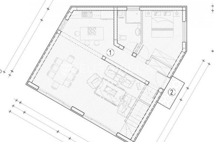 Rogoznica, vila s bazenom i pogledom na more, 168 m²