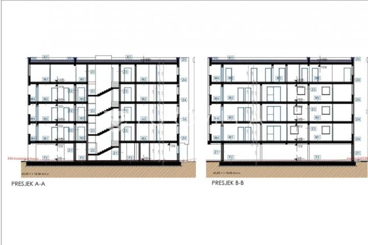 Pula, dvosoban stan u novogradnji nadomak bitnih sadržaja 52,80m2