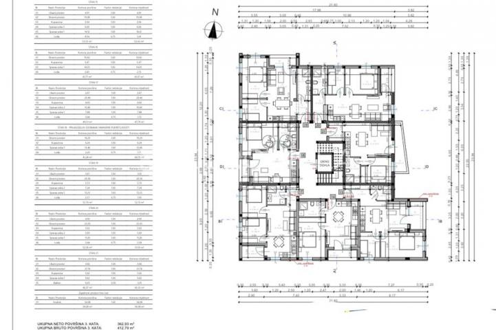 Pula, dvosoban stan u novogradnji nadomak bitnih sadržaja 52,80m2