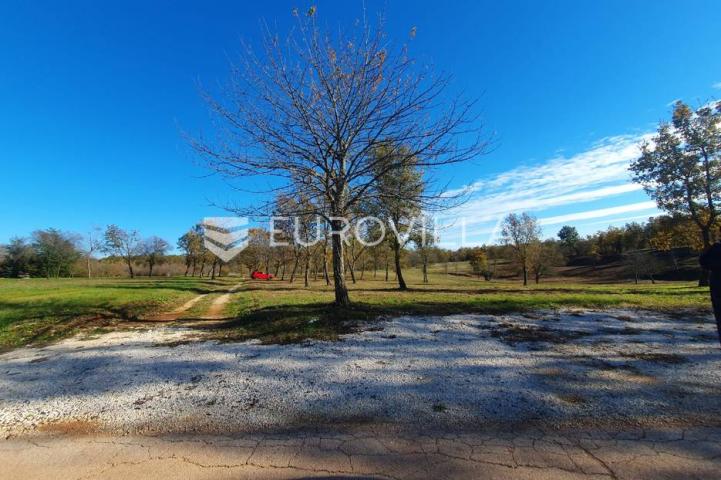 Poreč, okolica - lijepo građevinsko zemljište NKP 862 m2 pravilnog oblika 