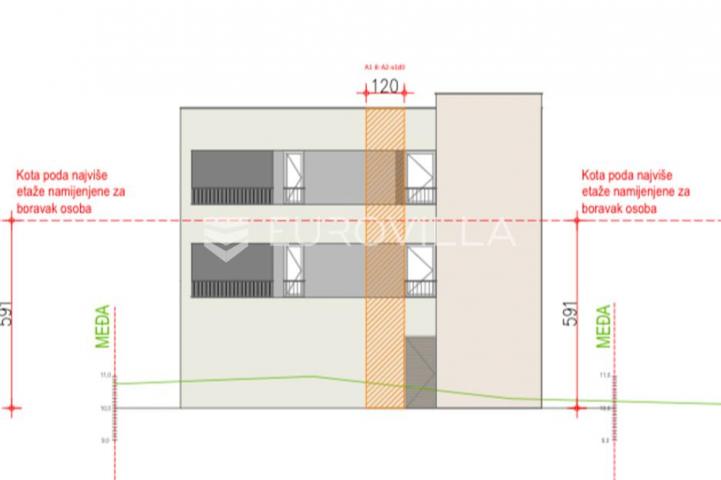 Zadar, Vir, Apartman S2 na prvom katu površine od 59 m²
