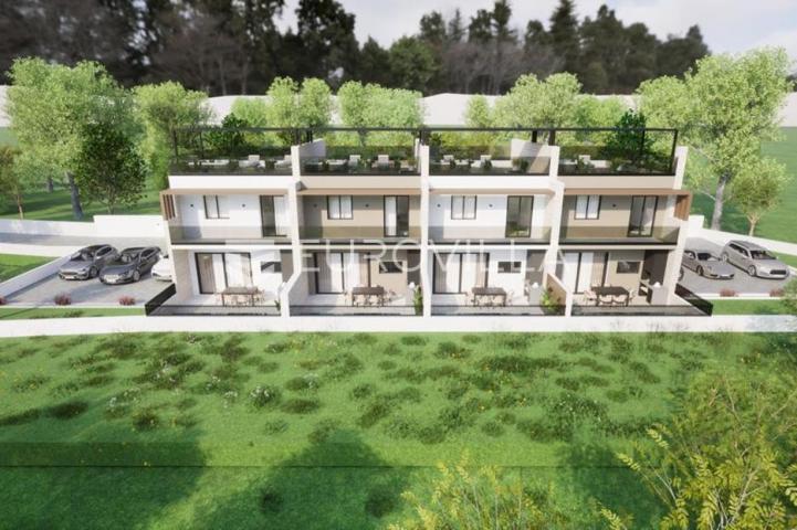 Vodice, NOVOGRADNJA, luksuzna kuća 103,76 m² u nizu s bazenom S1