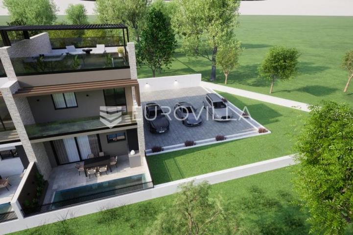 Vodice, NOVOGRADNJA, luksuzna kuća 103,76 m² u nizu s bazenom S1