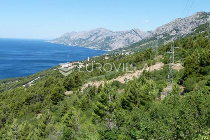 Brela - zemljište s predivnim pogledom (1665 m2)