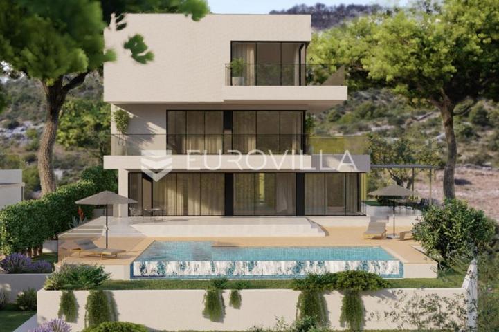 Rogoznica, građevinsko zemljište sa dozvolom i projektom za vilu