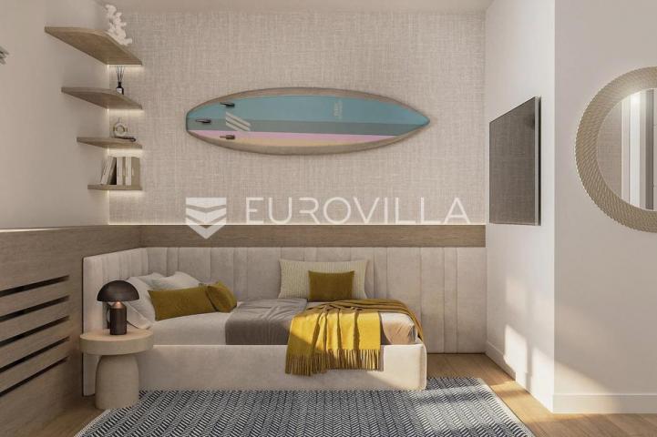 Rijeka, Kantrida, luksuzan trosoban stan NKP 107 m2 u novogradnji